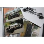 A LARGE QUANTITY OF MAINLY BENTLEY VEHICLE / MOTORING PHOTOGRAPHS AND EPHEMERA, collected by Ray