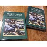 RAY ROBERTS - TWO INSPECTION COPIES OF 'BENTLEY SPECIALS & SPECIAL BENTLEYS VOL II' HARD BACK