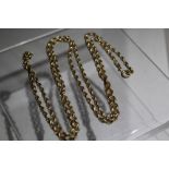 A HALLMARKED 9CT GOLD ROPE CHAIN, approx length 75 cm, approx weight 10.7 g