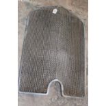 A PRE WAR BENTLEY MESH FRONTED RADIATOR GRILLE