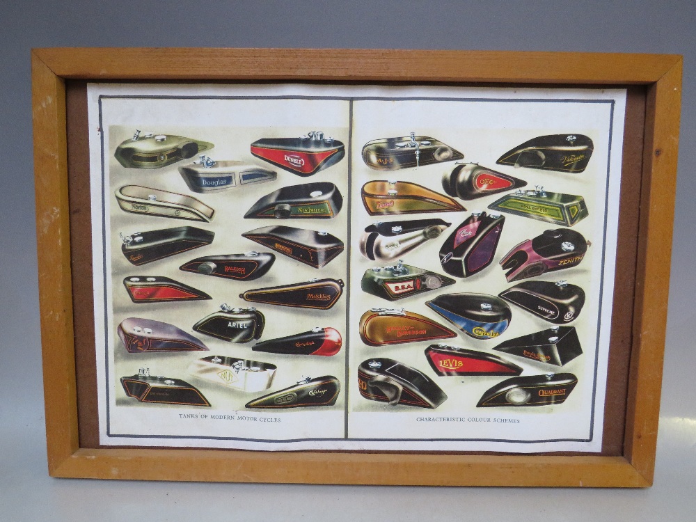 A QUANTITY OF CARDED AUTOMOBILIA, to include a Young point of sale counter display, two wall - Image 2 of 6