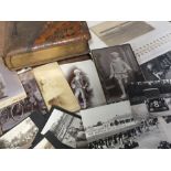 A SELECTION OF VINTAGE CABINET PHOTOS / CARTE DE VISTE, together with a vintage photograph album and