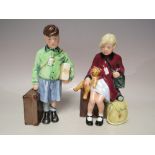 TWO ROYAL DOULTON LIMITED EDITION EVACUEE FIGURES, comprising 'The Girl Evacuee' HN 3203, number