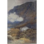 WILLIAM ARTINGSTALL (XIX / XX). A highland scene with sheep grazing. Signed lower right,