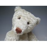 A LARGE STEIFF LIMITED EDITION 'TEDDY BEAR 1950 WHITE 65' REPLICA MOHAIR BEAR, number 1556 of