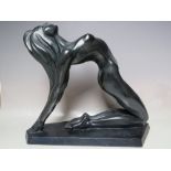 A LARGE MODERNIST STYLE 20TH CENTURY SCULPTURE BY AUSTIN PRODUCTIONS, impressed mark and signature