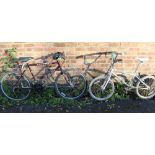 A VINTAGE GOLDHILL BMX BICYCLE, together with a Raleigh Nitro bicycle (2)