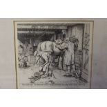 ALFRED CHARLES S. ANDERSON (1884-1966). 'Blacksmith'. Etching, signed in pencil lower right, ED