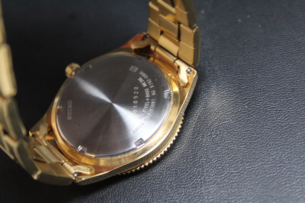 A SEIKO DATE WRIST WATCH, Dia 4 cm - Image 3 of 3