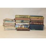 A COLLECTION OF VINTAGE AND ANTIQUE CHILDRENS BOOKS, ANNUALS AND COMICS ETC., to include Biggles