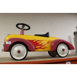 A VINTAGE CHILD'S HOT ROD CAR