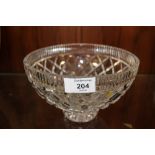 A WATERFORD CRYSTAL BOWL