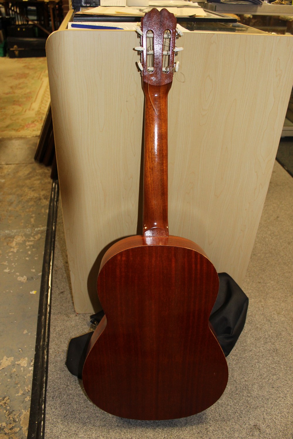 AN ALMERIA ACOUSTIC GUITAR WITH TRAVEL BAG - Image 2 of 2