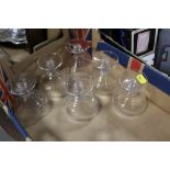 A SET OF SIX STUART CRYSTAL RD GLASSES