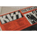 KISS - THE TICKLER RED ALBUM, sleeve black, Roxy Records inner label, one of just 500 pressings,