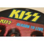 KISS - REASON TO LIVE, four track 12" picture disc single (KISSP812)