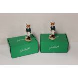 TWO BOXED LIMITED EDITION BESWICK FOXES, 'HUNTER FOX'