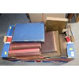 A BOX OF VINTAGE BOOKS TO INCLUDE A HOLY BIBLE