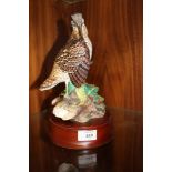 MATT FINISH COALPORT GAME BIRDS WOODCOCK FIGURE, H 27 CM, LIMITED EDITION 177/750