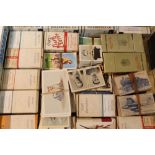 A COLLECTION OF CIGARETTE CARDS AND VINTAGE CIGARETTE BOXES