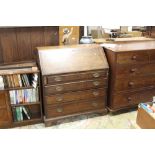 A 19TH CENTURY COUNTRYMADE BUREAU H-105 W-95 CM