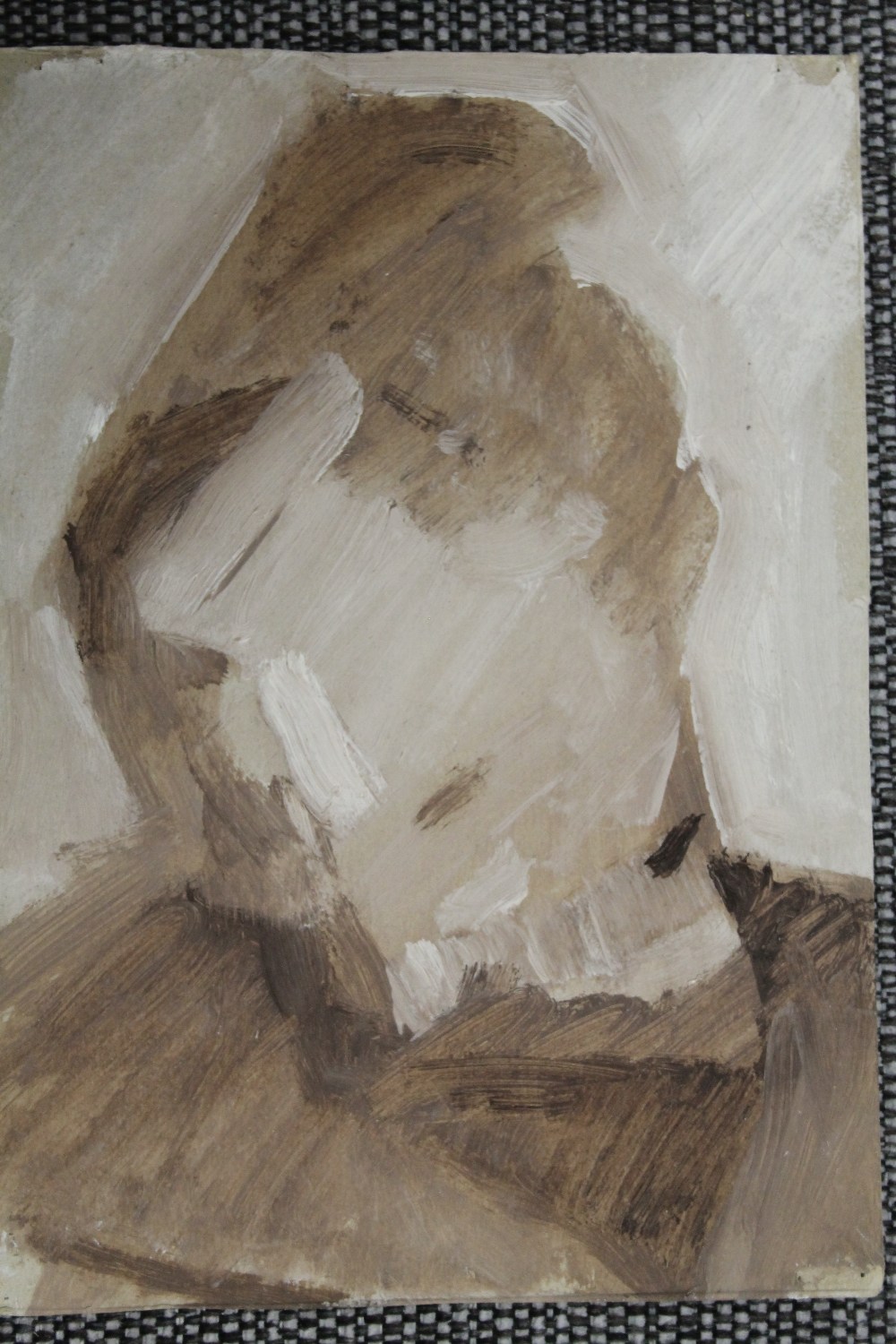 A COLLECTION OF UNFRAMED IMPRESSIONIST FIGURE STUDIES, PORTRAITS ETC. (12) - Image 12 of 12