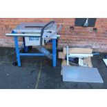 SCHEPPACH SAW BENCH UNUSED WITH ACCESSORIES