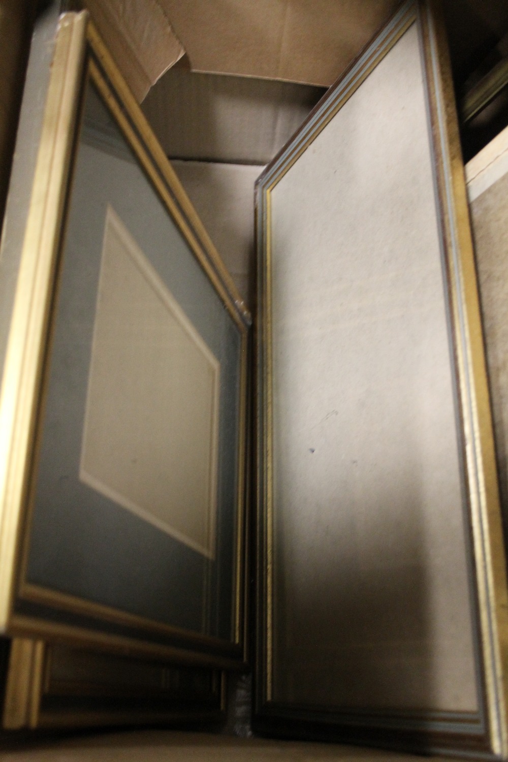 TWO BOXES OF VINTAGE PICTURE FRAMES AND PRINTS ETC. - Image 3 of 3