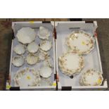 TWO TRAYS OF VINTAGE X60 PATTERN GSC THE PARAGON CHINA