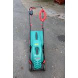 A BOSCH ROTAK 32R ELECTRIC LAWNMOWER