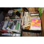 THREE TRAYS OF ASSORTED BOOKS