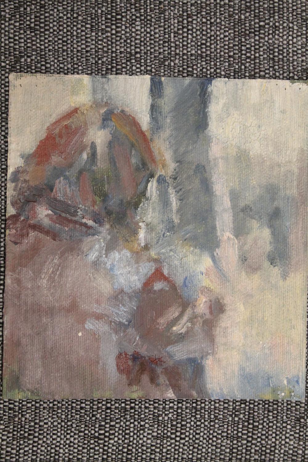 A COLLECTION OF UNFRAMED IMPRESSIONIST FIGURE STUDIES, PORTRAITS ETC. (12) - Image 8 of 12