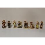 A COLLECTION OF EIGHT GOEBEL FIGURES