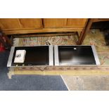 TWO PHILLIPS 23" FLATSCREEN TVS - NO STANDS OR REMOTES - HOUSE CLEARANCE