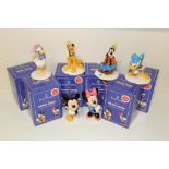 SIX BOXED ROYAL DOULTON MICKEY MOUSE COLLECTION FIGURES, ALL WITH GOLD BACKSTAMPS - MICKEY (MM1),