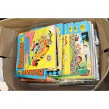 A BOX OF VINTAGE BEANO COMICS