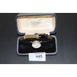 A LADIES 9 CARAT GOLD SOVEREIGN WRIST WATCH