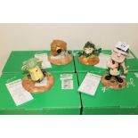 FOUR BOXED JOHN BESWICK THE HERBS FIGURES, ALL WITH CERTIFICATES - DILL THE DOG (HERB2 468/2500),