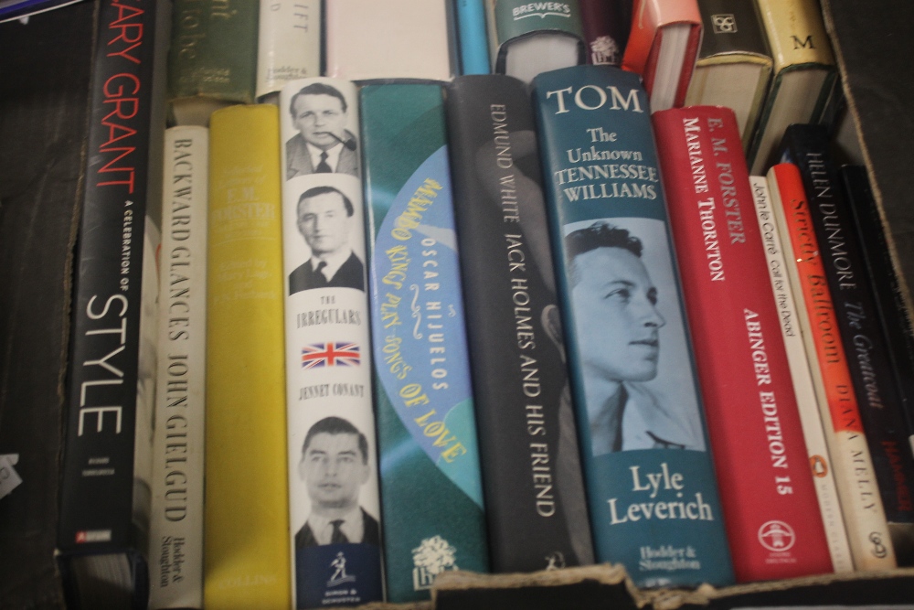 THREE TRAYS OF MISCELLANEOUS BOOKS INCLUDING FILM BIOGRAPHIES ETC. (TRAYS NOT INCLUDED) - Image 6 of 7