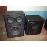 TWO LOUD SPEAKERS - a Trace Elliot 320 watts and an Ashdown 600 watts together with another three