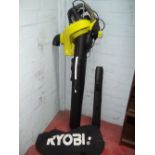 A RYOBI ELECTRIC LEAF BLOWER / VAC