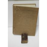 "WOOD 1937 / 1938" TOGETHER WITH AN ANTIQUARIAN BOOK OF COMMON PRAYER 1773