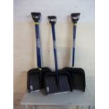 TEN BLUECOL SNOW SHOVELS