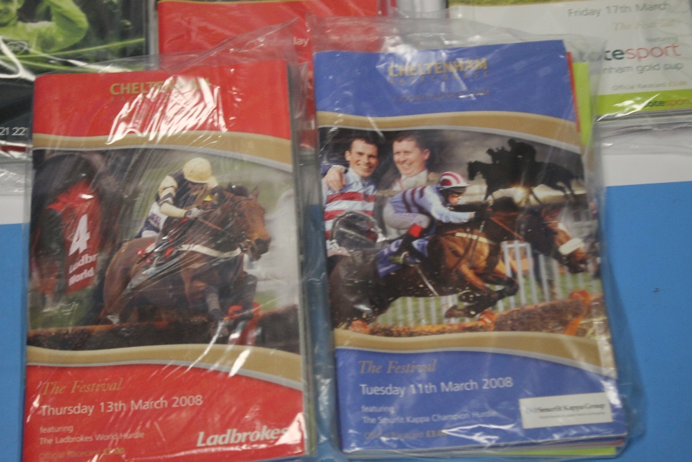 A COLLECTION OF CHELTENHAM FESTIVAL CLEAN RACECARDS 2006 (ALL FOUR DAYS), 2007 (ALL FOUR DAYS), 2008 - Image 6 of 6