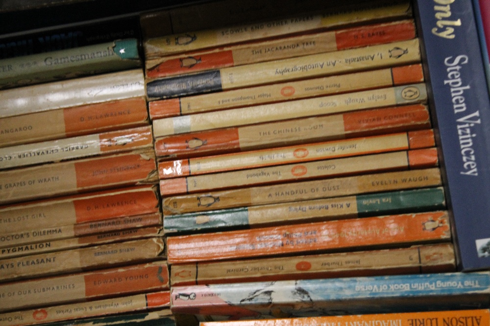TWO TRAYS OF MAINLY PENGUIN BOOKS (TRAYS NOT INCLUDED) - Image 4 of 6
