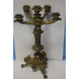 AN ORMOLO CANDELABRA