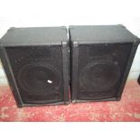 TWO KUSTOM SPEAKERS 8OHMS MODEL KSC10 60 WATTS RMS 120 WATTS MUSIC