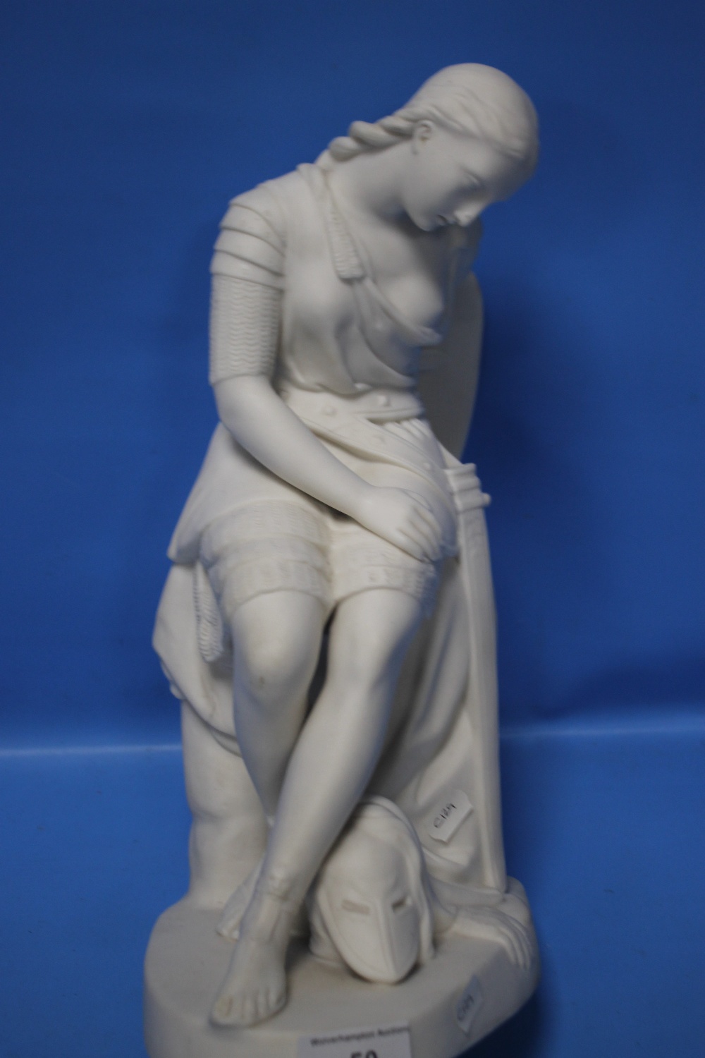 A PARIAN FIGURE BY JOHN BELL H 33.5 cm - Image 2 of 3