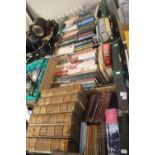 FOUR TRAYS OF MISCELLANEOUS BOOKS