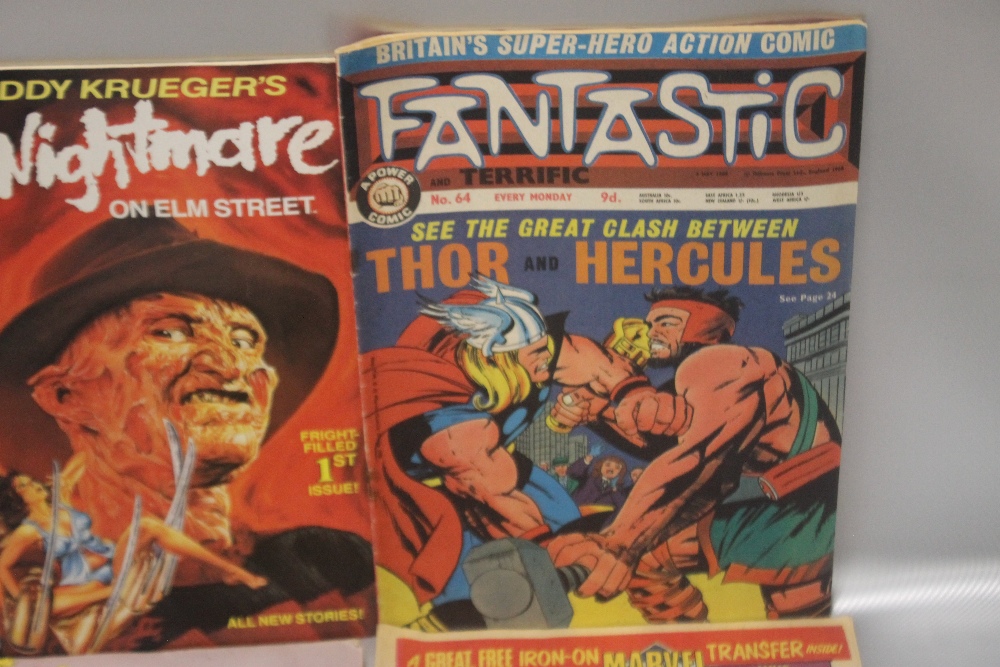 MARVEL MAGAZINE 'FREDDY KRUEGER'S A NIGHTMARE ON ELM STREET', 1 Oct 1989 together with 'Uncanny - Image 8 of 8